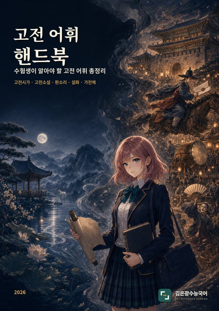 평가원 고전 어휘 핸드북 표지