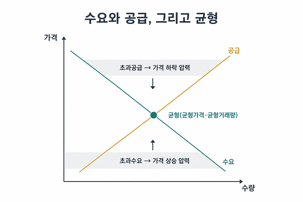 수요와 공급, 그리고 균형
