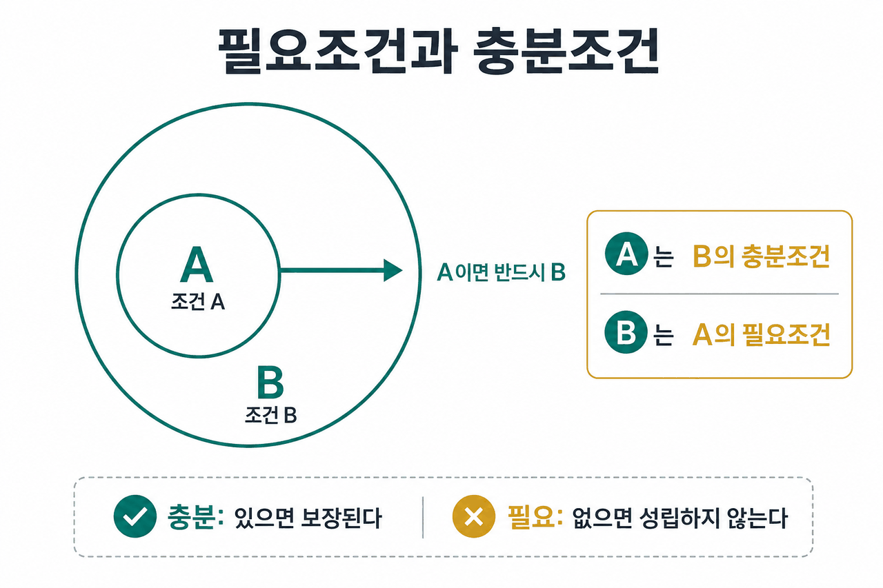 필요조건과 충분조건